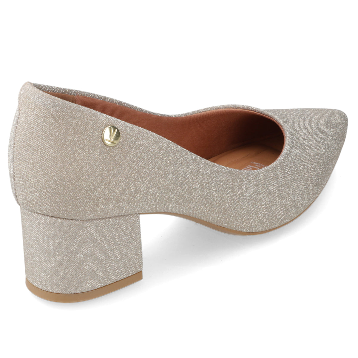 Taco Ancho Glitter Dorado Vizzano 34 / Dorado