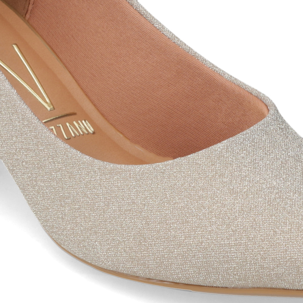 Taco Ancho Glitter Dorado Vizzano 34 / Dorado