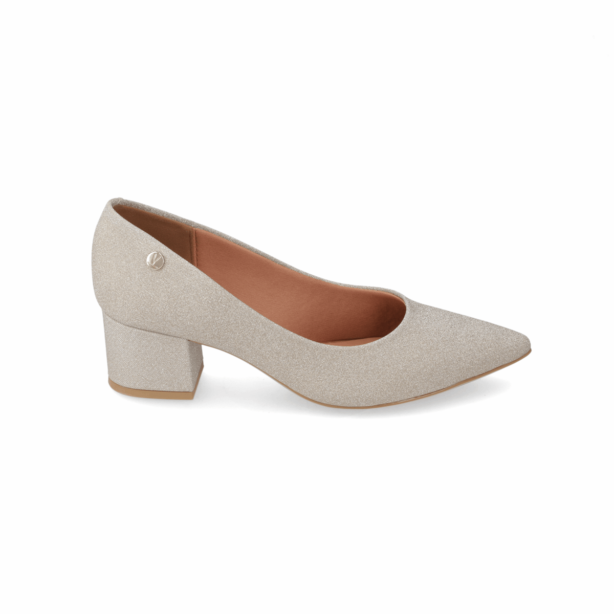 Taco Ancho Glitter Dorado Vizzano 34 / Dorado