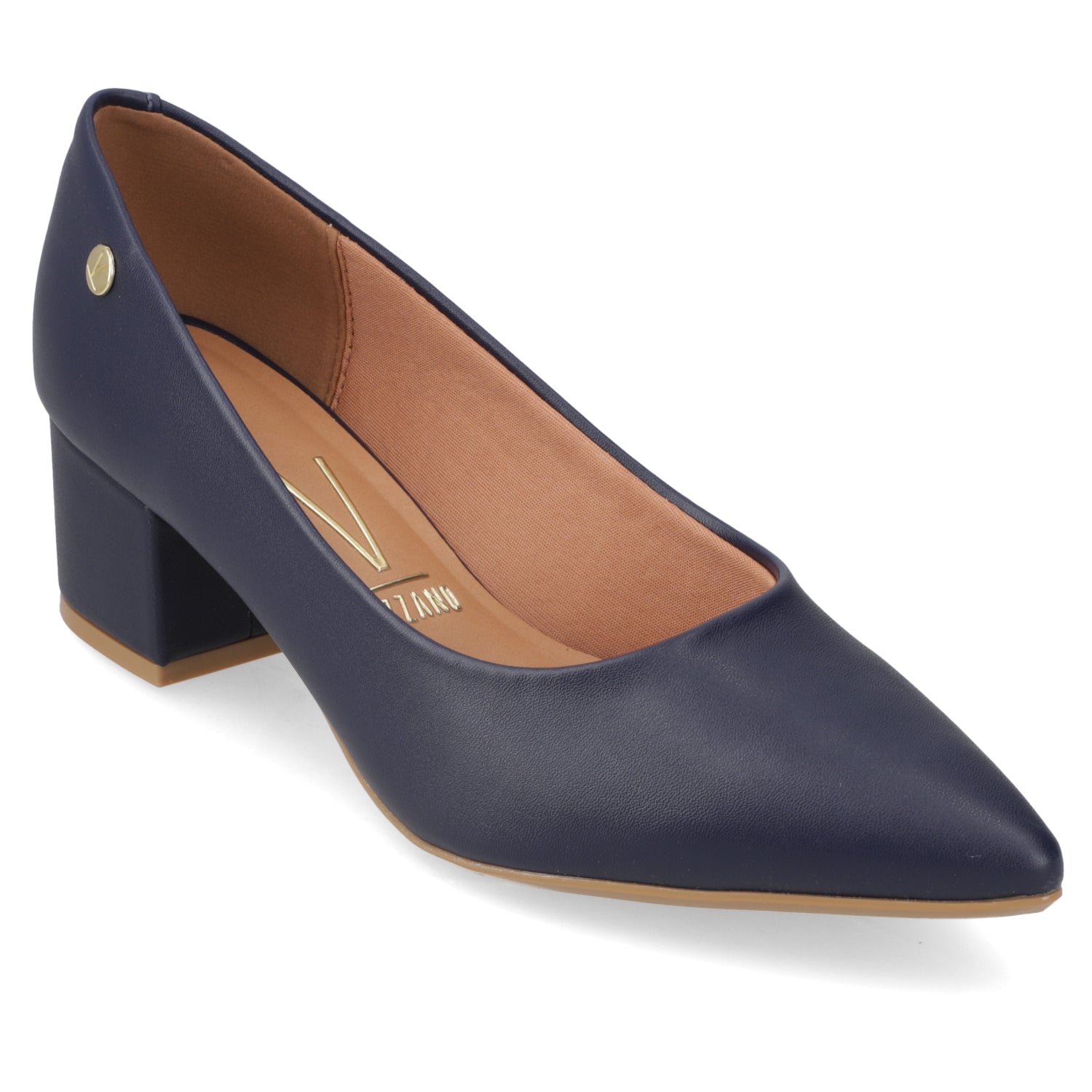 Taco Ancho Azul Vizzano 34 / Azul Marino