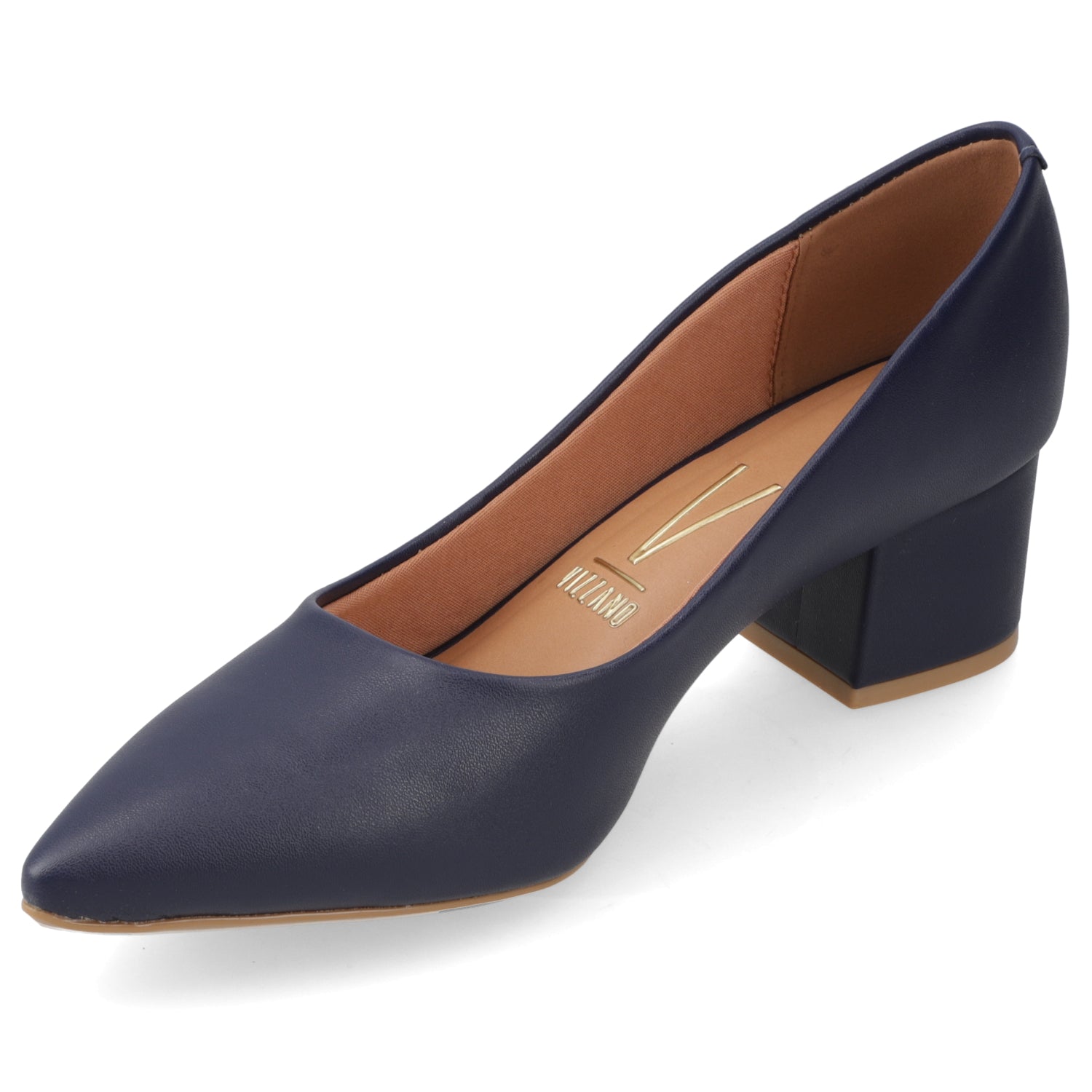 Taco Ancho Azul Vizzano 34 / Azul Marino