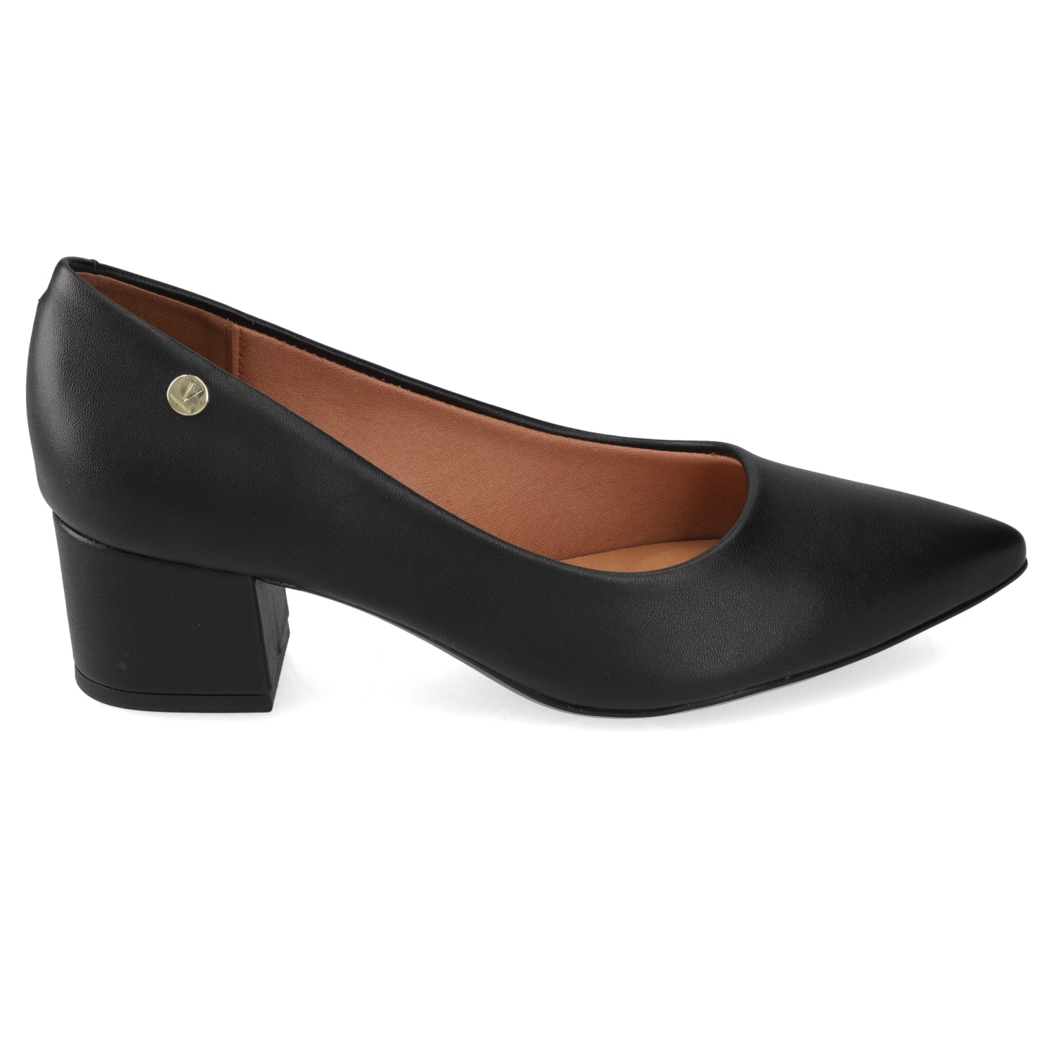 Taco Cuadrado Eco Cuero Negro 34 / Negro