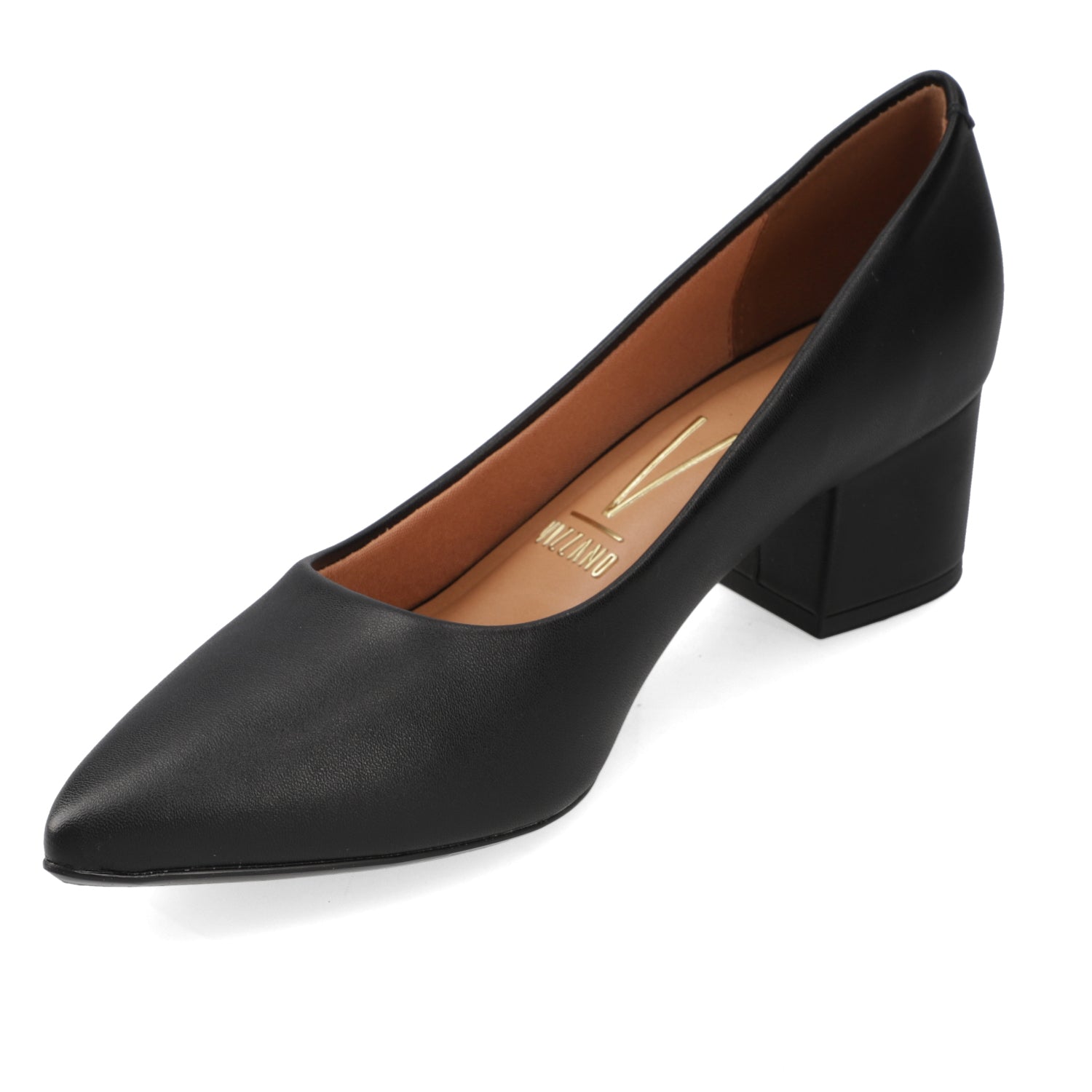 Taco Cuadrado Eco Cuero Negro 34 / Negro