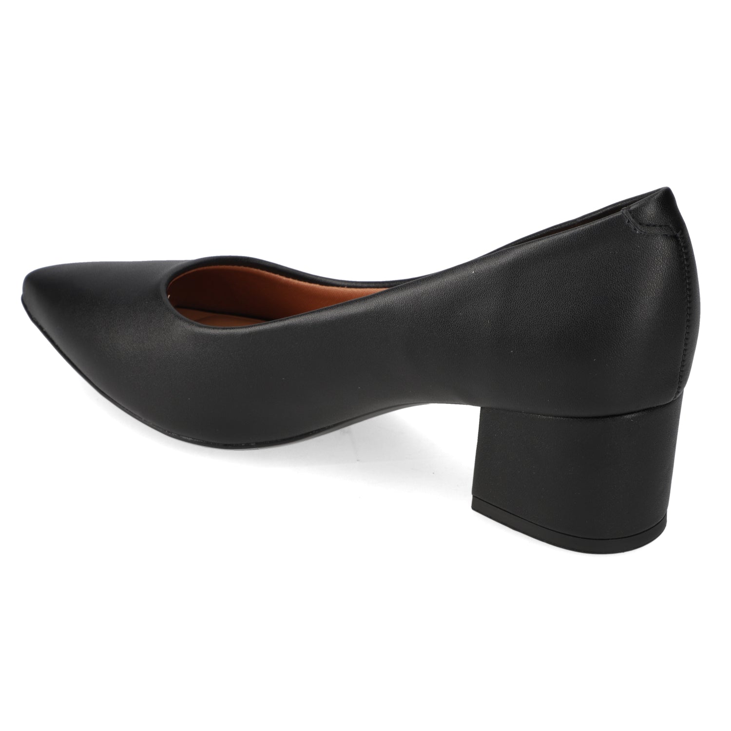 Taco Cuadrado Eco Cuero Negro 34 / Negro