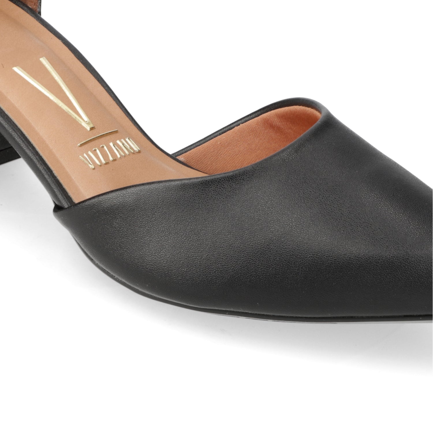 Taco Cuadrado Eco Cuero 34 / Negro