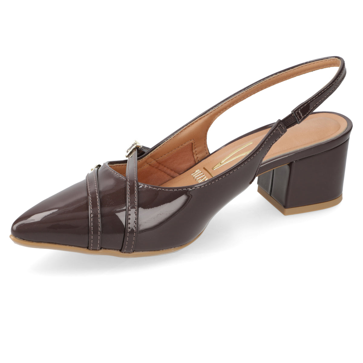 Taco Ancho 5 cm Cacao Vizzano / Cacao