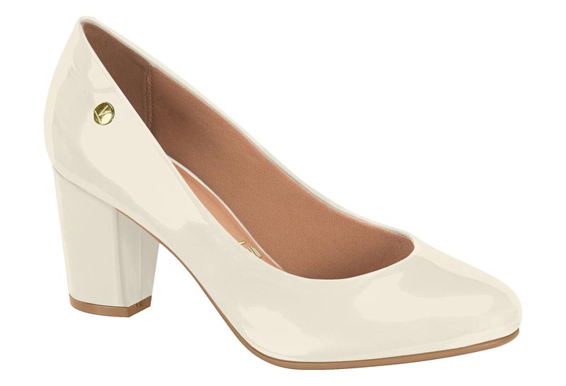 Zapato Vizzano Efecto Charol Blanco Off 34 / Blanco