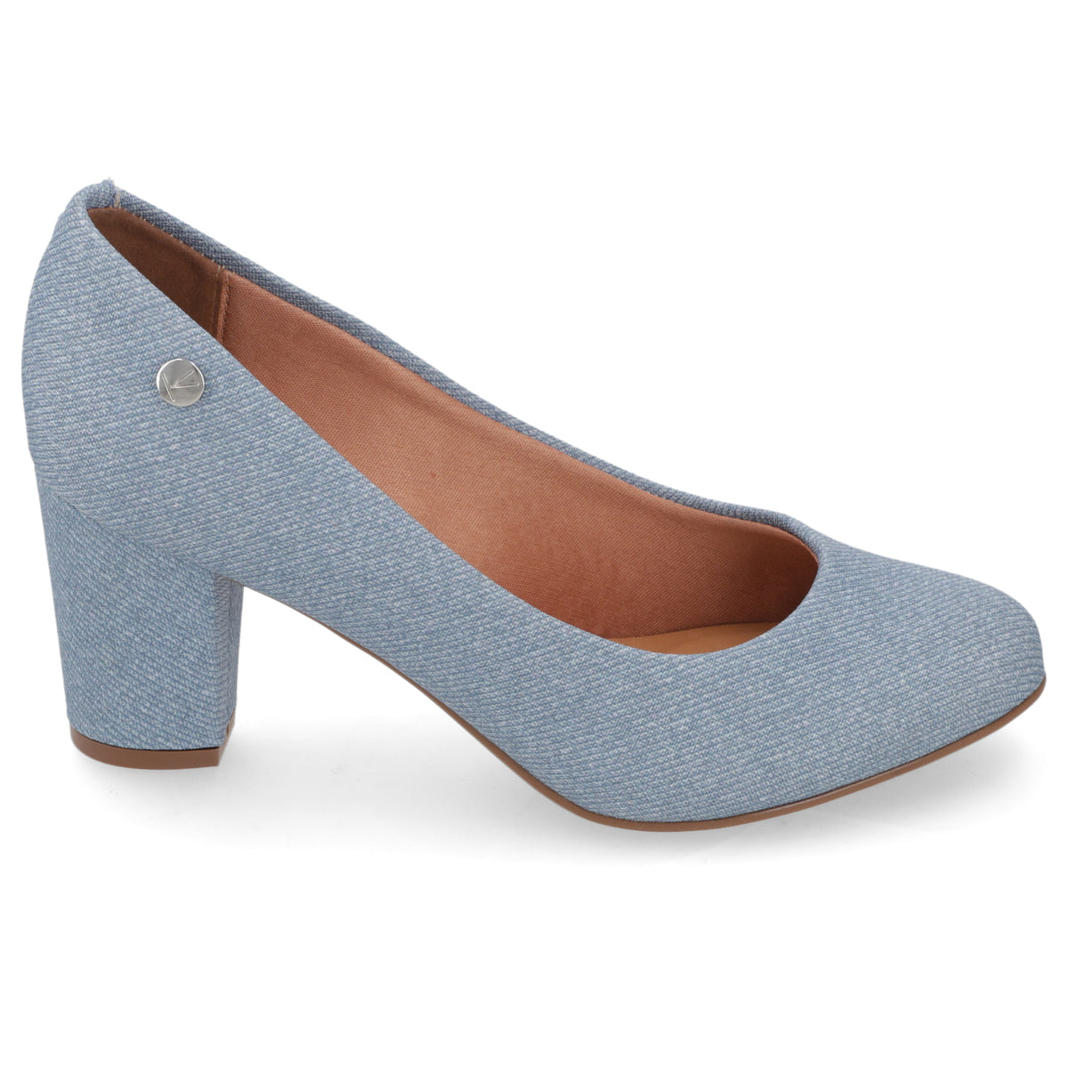 Zapato Taco Ancho Vizzano Denim Jeans