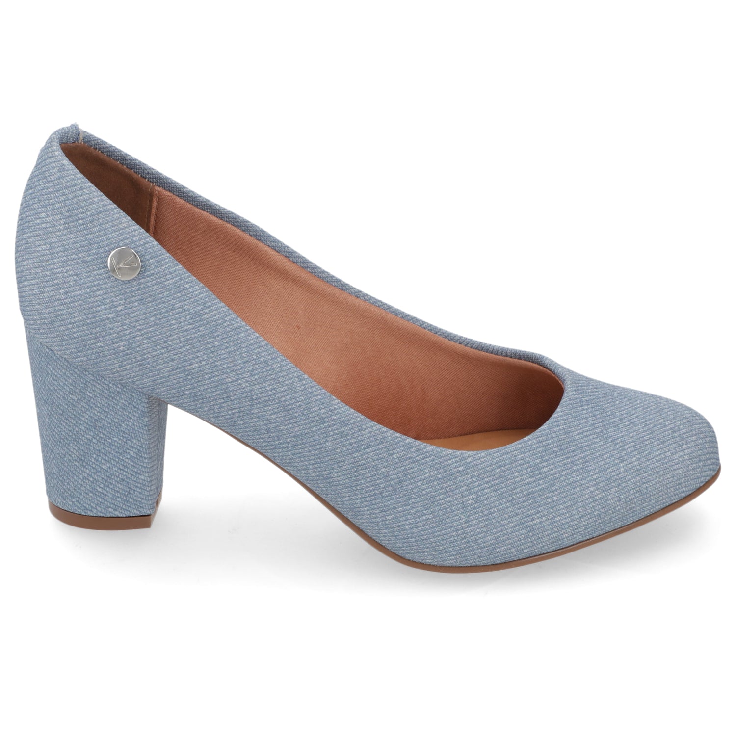 Zapato Taco Ancho Vizzano Denim Jeans