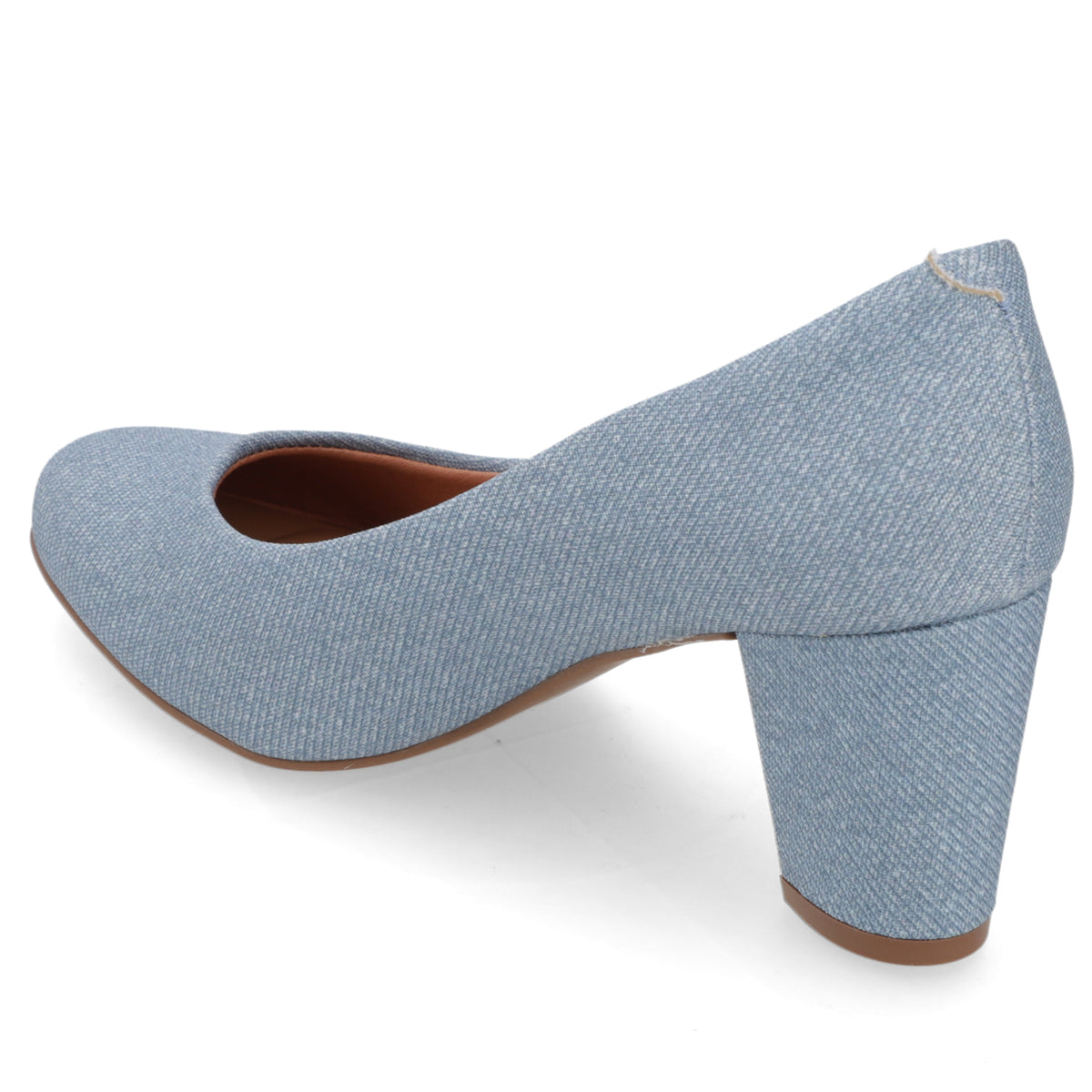 Zapato Taco Ancho Vizzano Denim Jeans