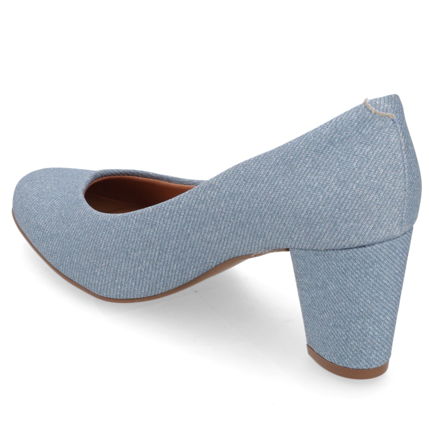 Zapato Taco Ancho Vizzano Denim Jeans