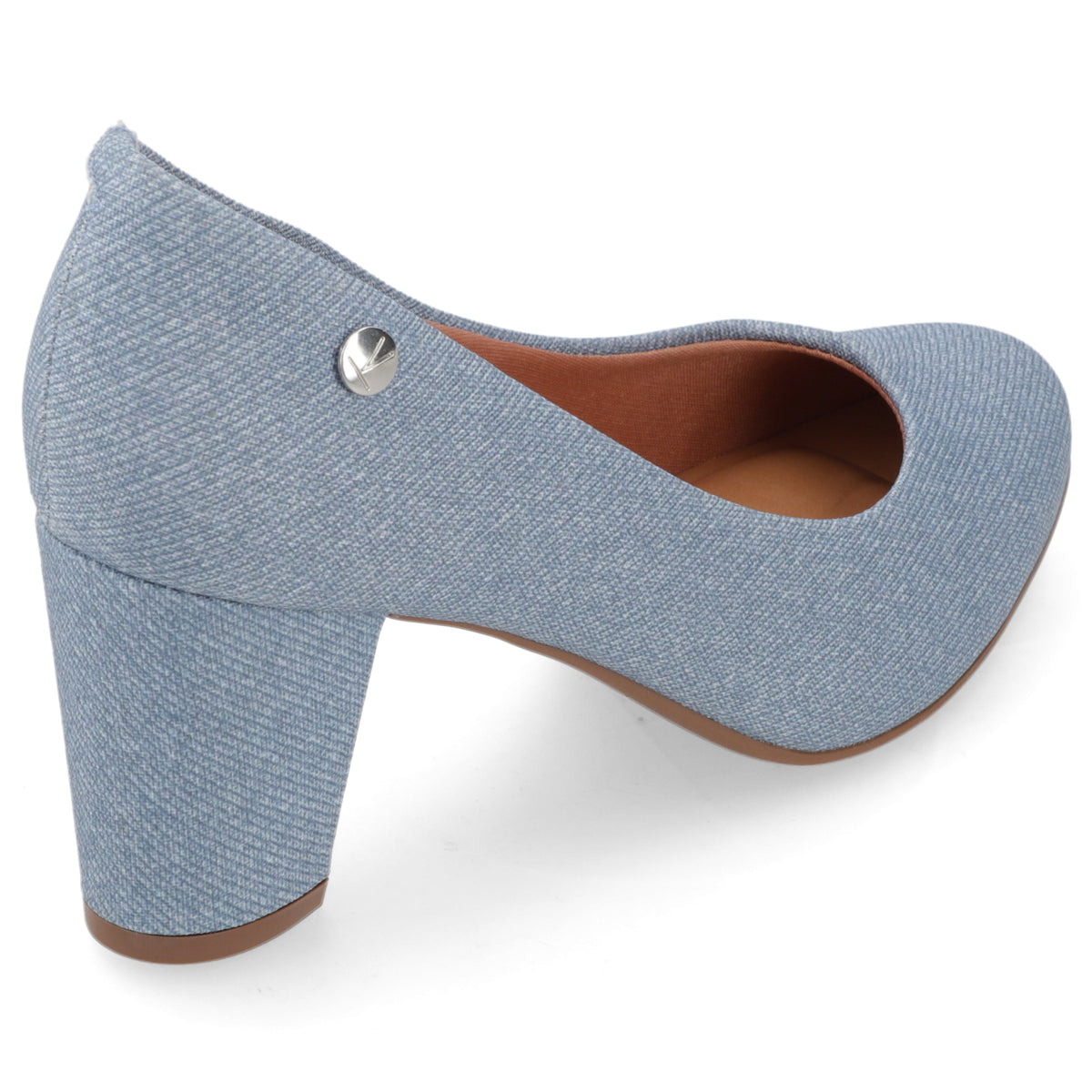 Zapato Taco Ancho Vizzano Denim Jeans