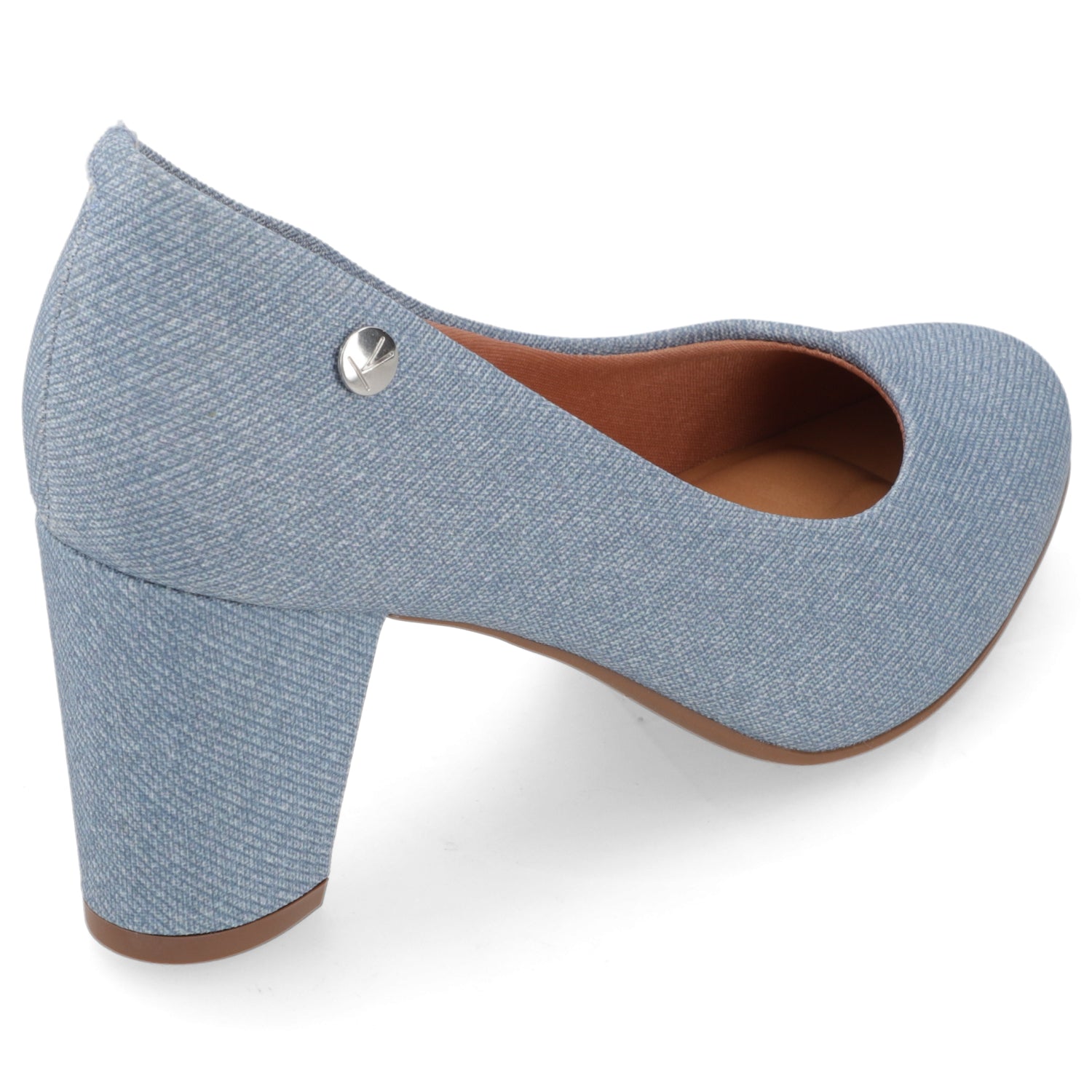 Zapato Taco Ancho Vizzano Denim Jeans