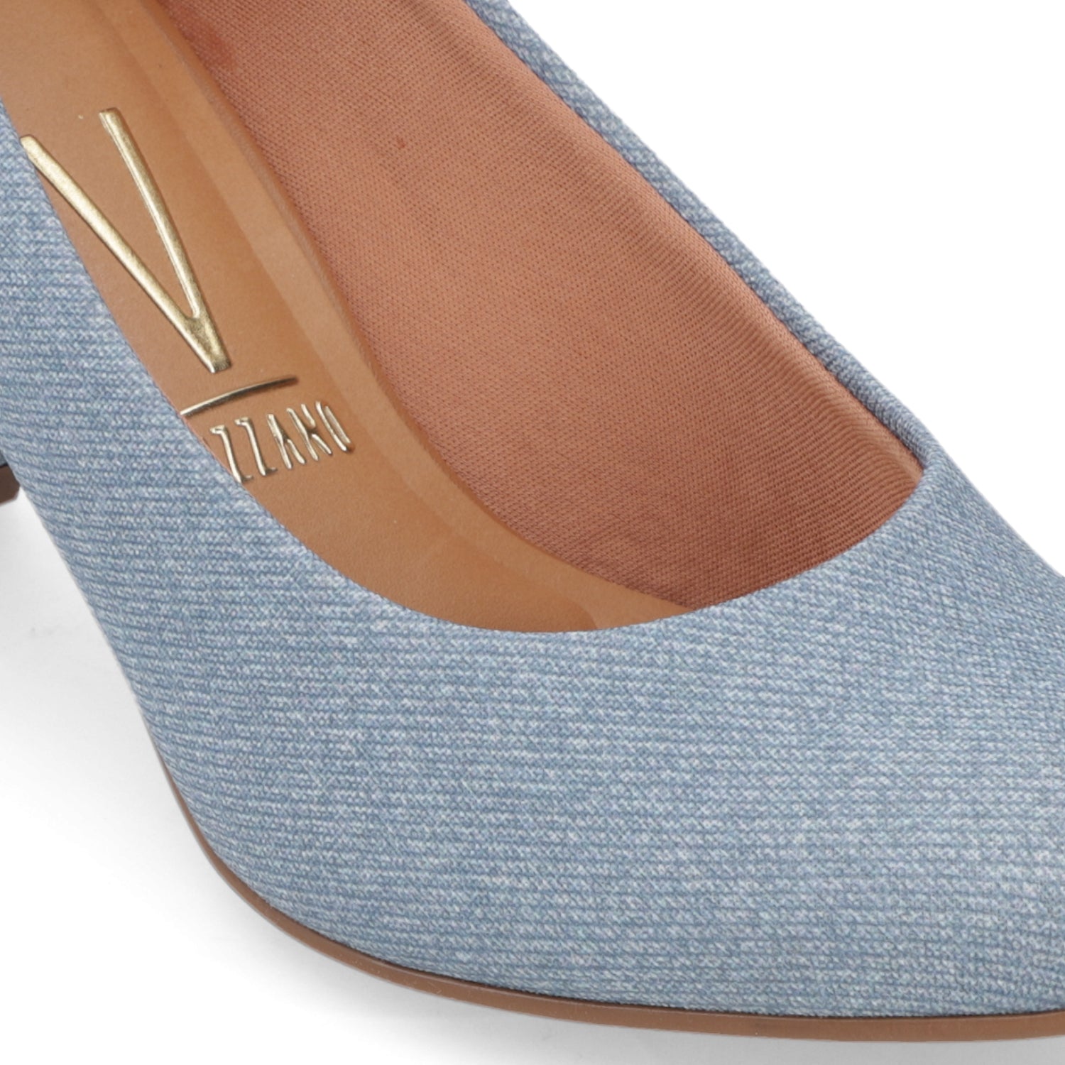 Zapato Taco Ancho Vizzano Denim Jeans