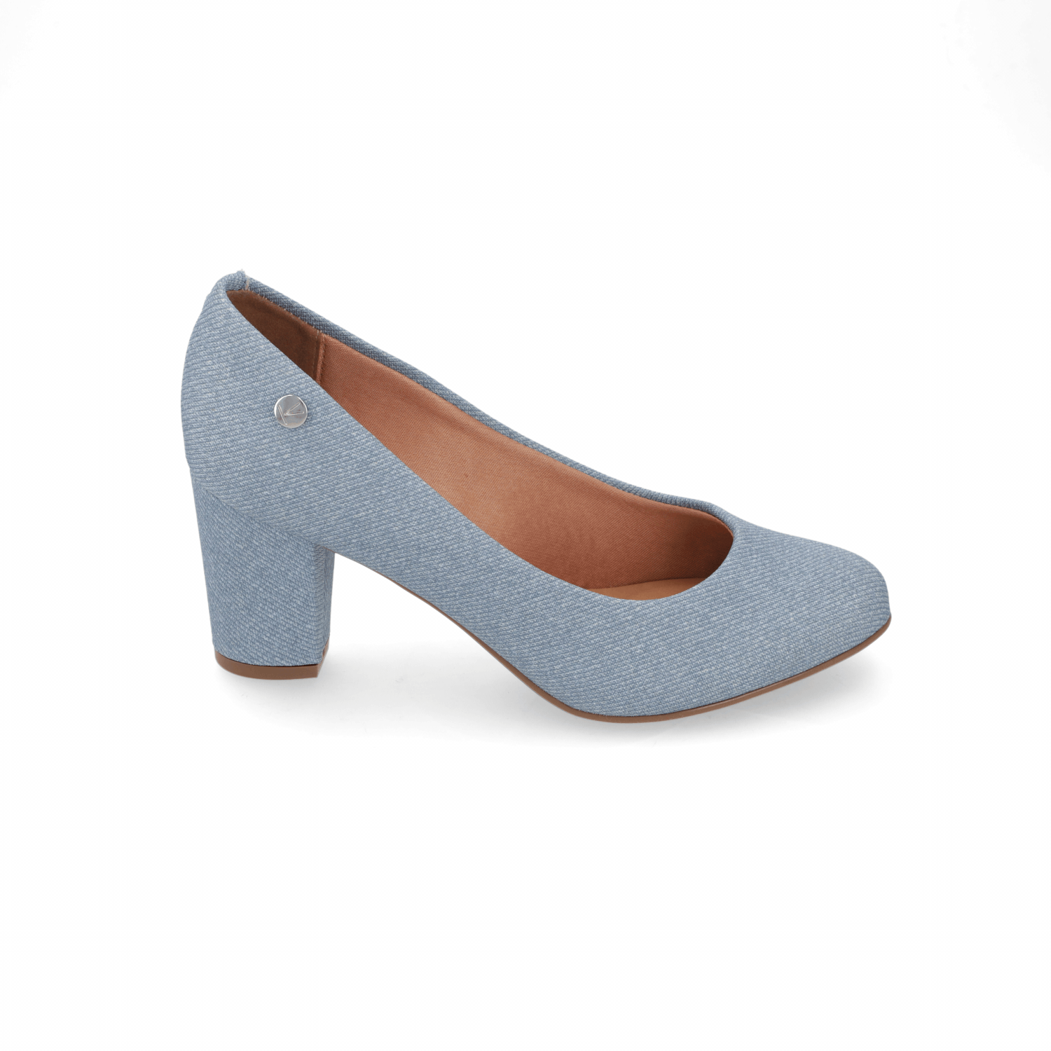 Zapato Taco Ancho Vizzano Denim Jeans