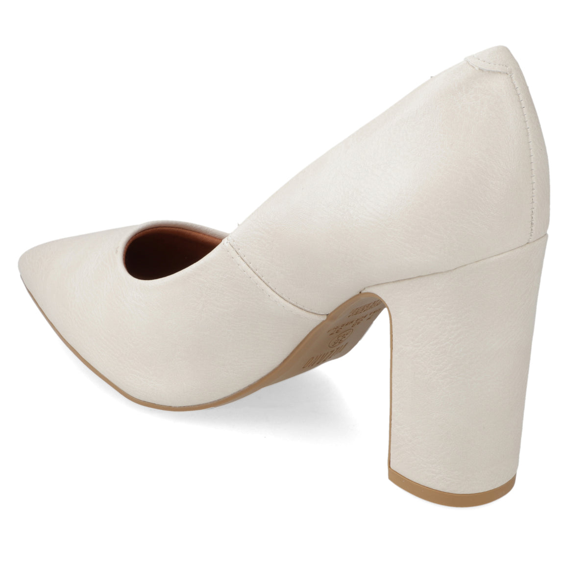 Taco Ancho 10 cm Blanco Vizzano 34 / Blanco