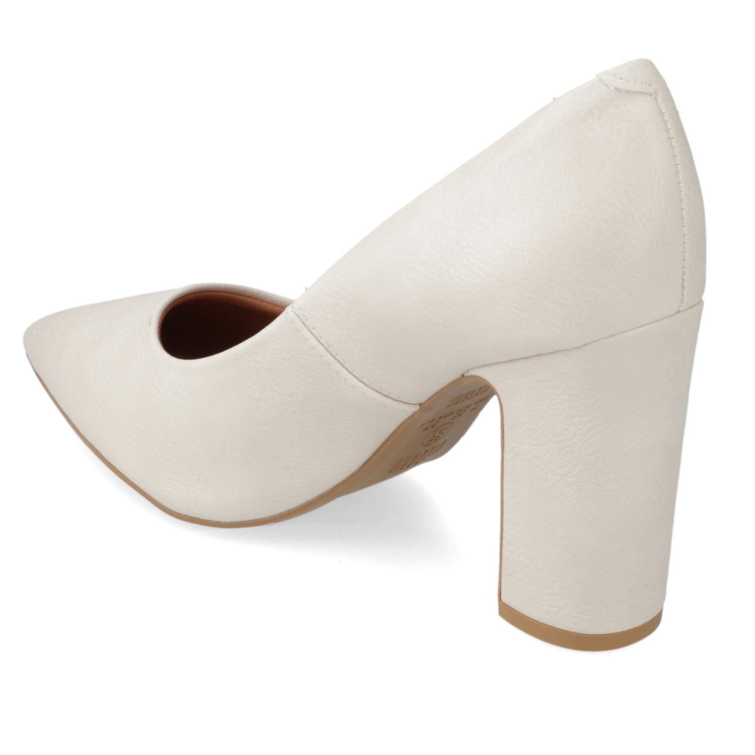 Taco Ancho 10 cm Blanco Vizzano 34 / Blanco