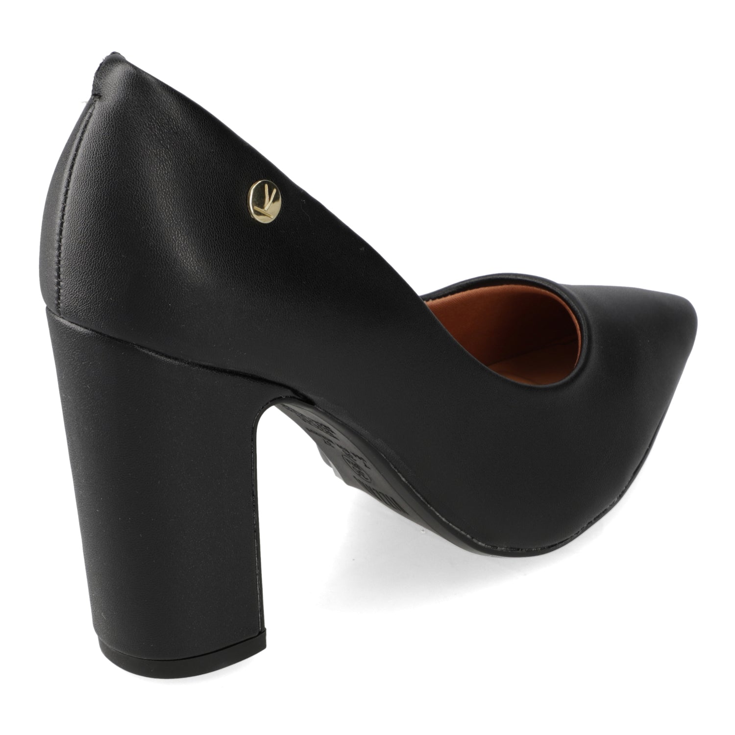 Taco Cuadrado EcoCuero Negro 35 / Negro