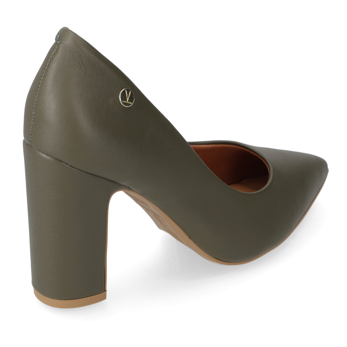 Taco Ancho Eco Cuero Verde Oliva