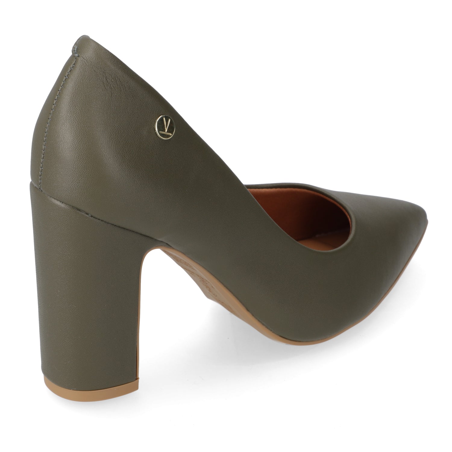 Taco Ancho Eco Cuero Verde Oliva