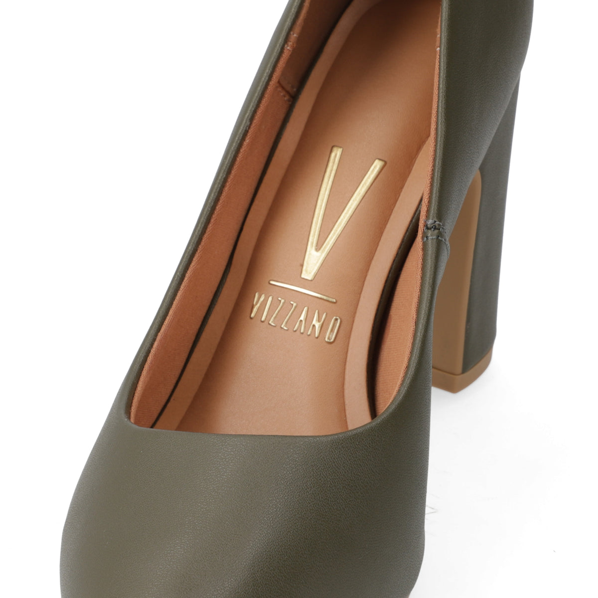 Taco Ancho Eco Cuero Verde Oliva