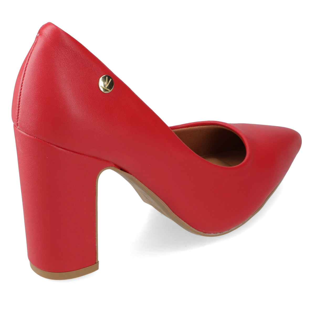 Taco Cuadrado EcoCuero Rojo 34 / Rojo