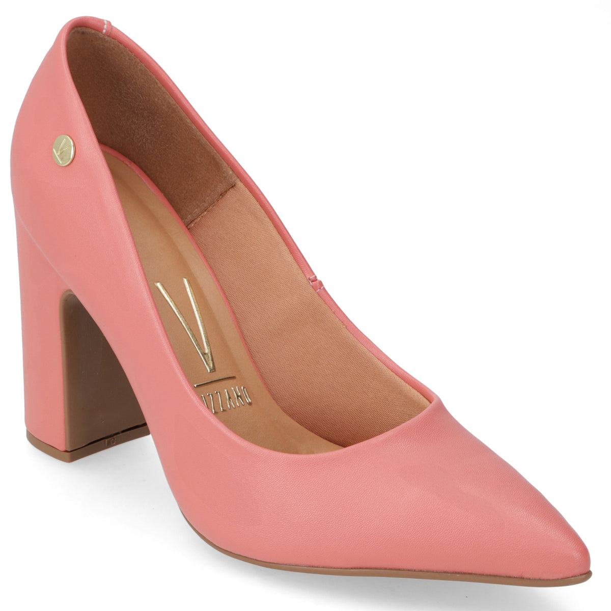 Zapato Taco Ancho Vizzano Rosado