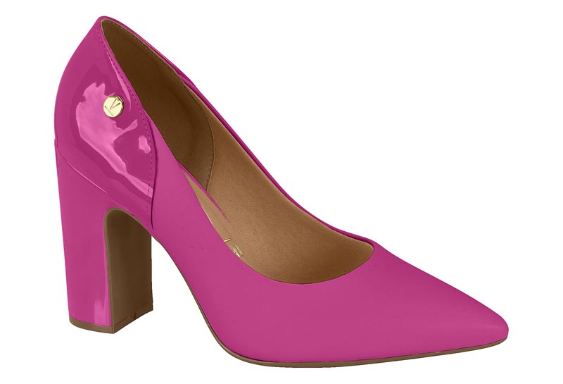 Zapato Taco Cuadrado Vizzano EcoCuero Magenta 34 / Fucsia