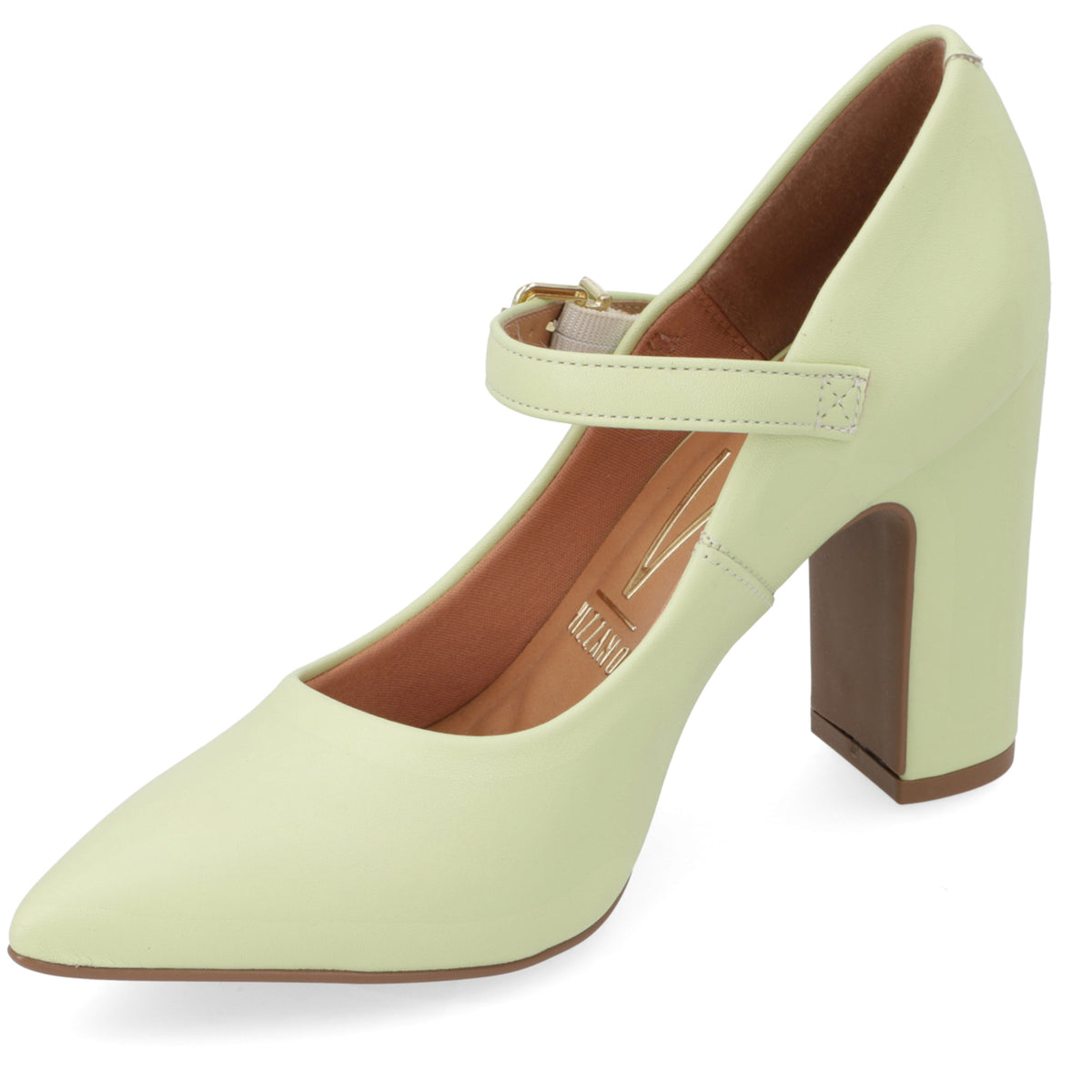 Zapato Taco Ancho Vizzano Menta