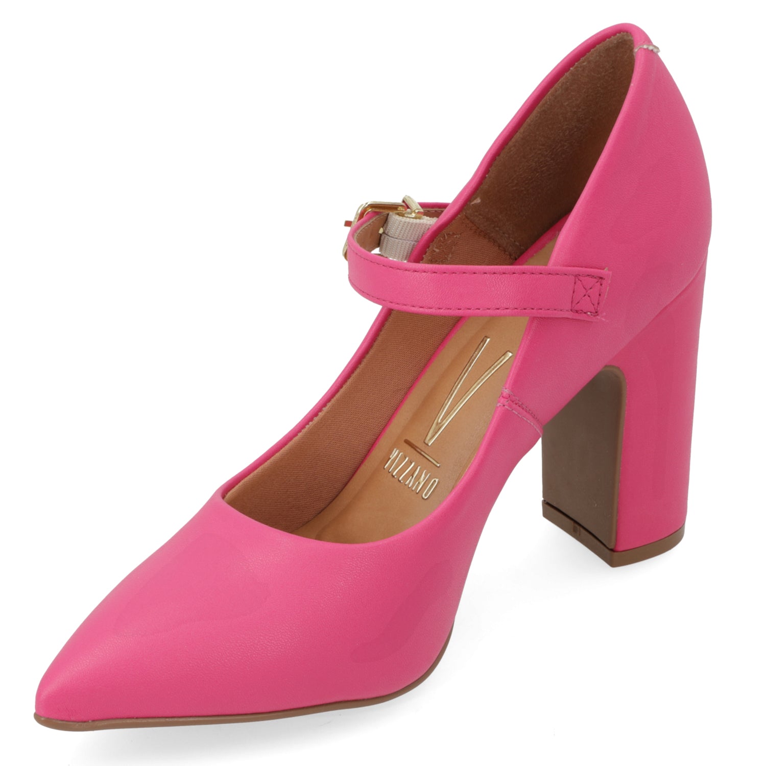 Zapato Taco Ancho Vizzano Pink