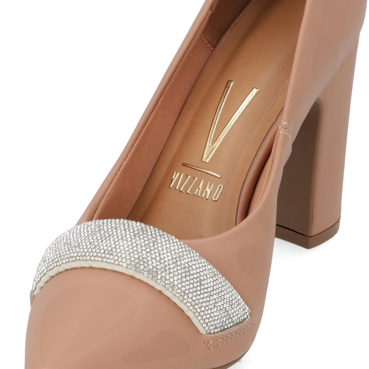 Zapato Taco Cuadrado Vizzano EcoCuero Nude