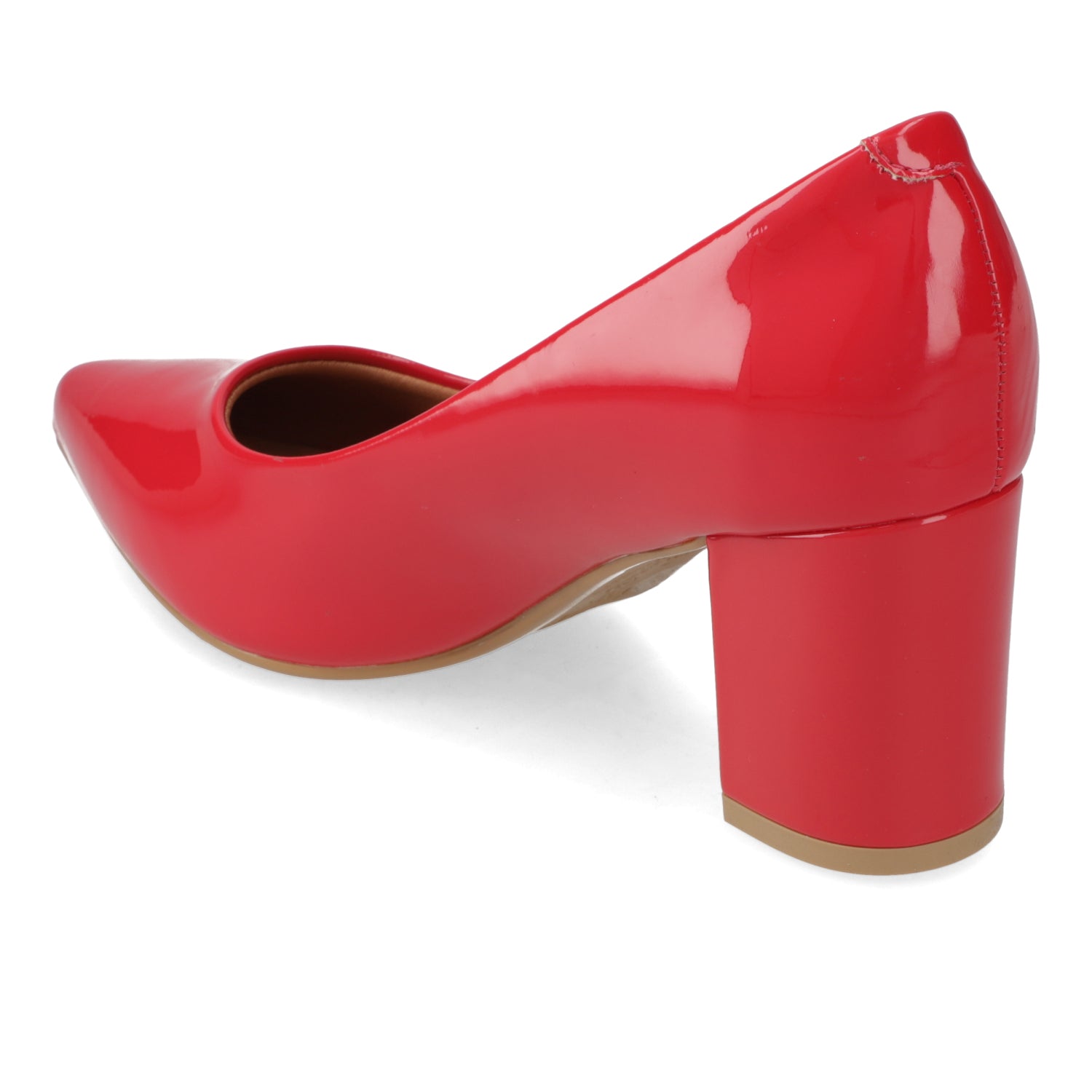 Taco Ancho 7 cm Rojo Vizzano 35 / Rojo