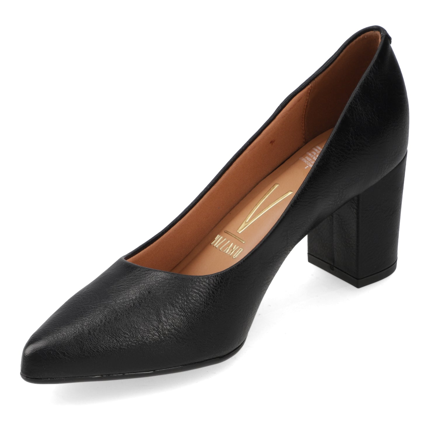 Taco Ancho 7 cm Negro Vizzano 35 / Negro