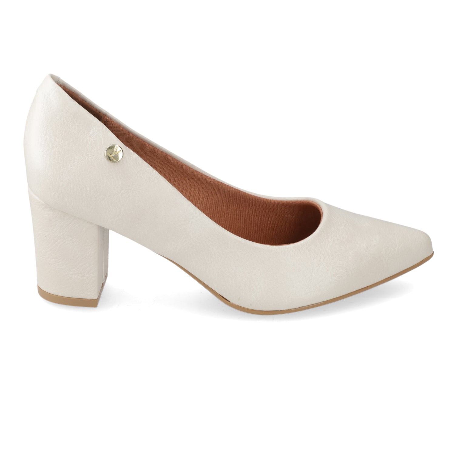 Taco Ancho 7 cm Blanco Vizzano 35 / Blanco