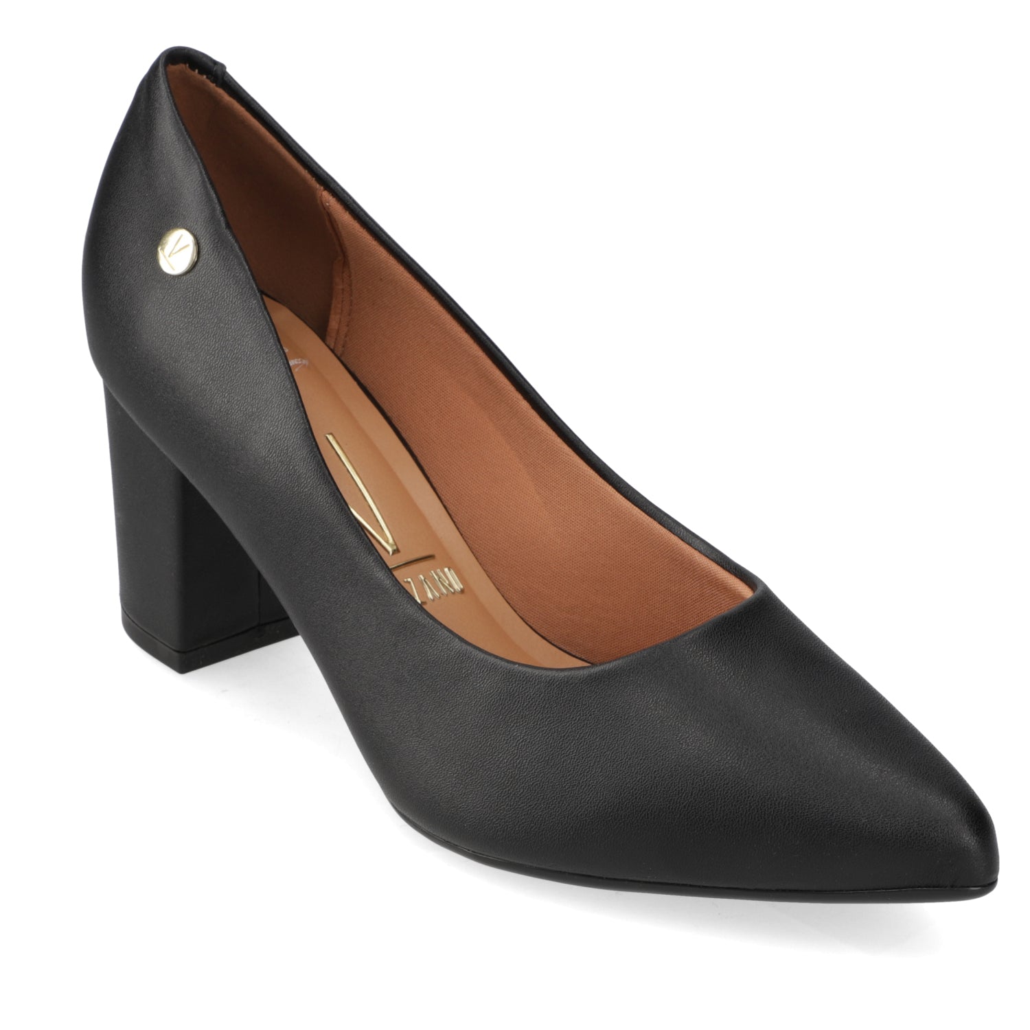 Taco Cuadrado Eco Cuero Negro 35 / Negro