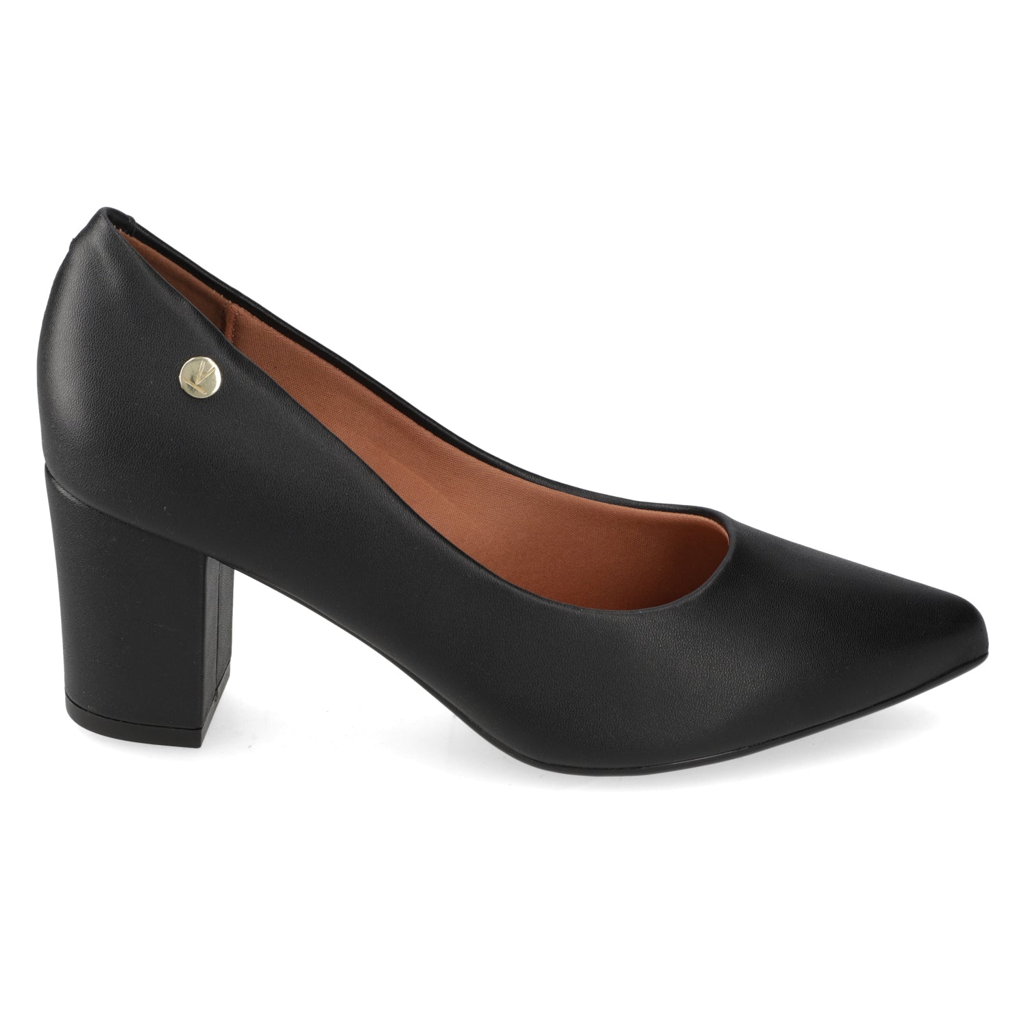 Taco Cuadrado Eco Cuero Negro 35 / Negro
