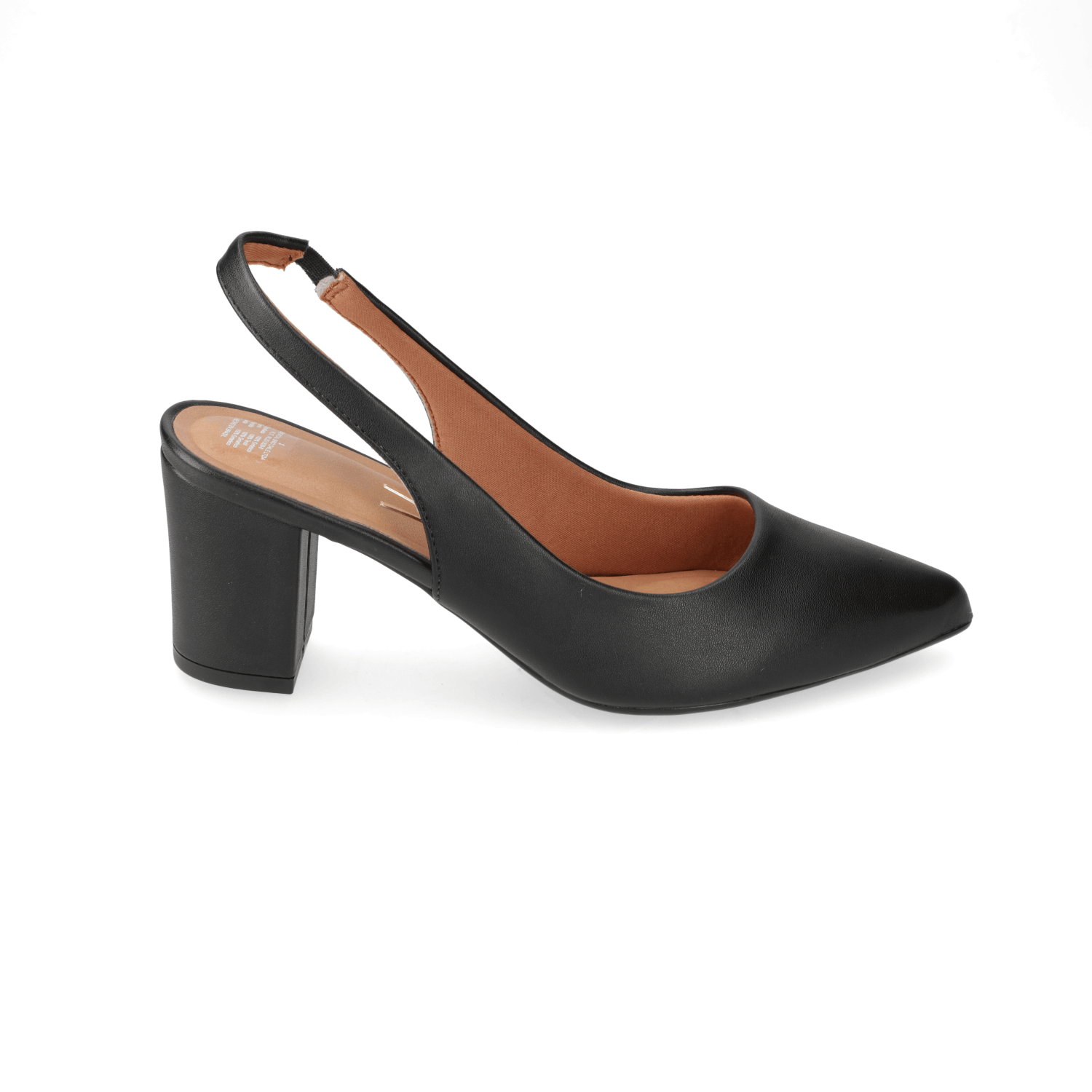 Taco Ancho 7 cm Negro Vizzano 35 / Negro