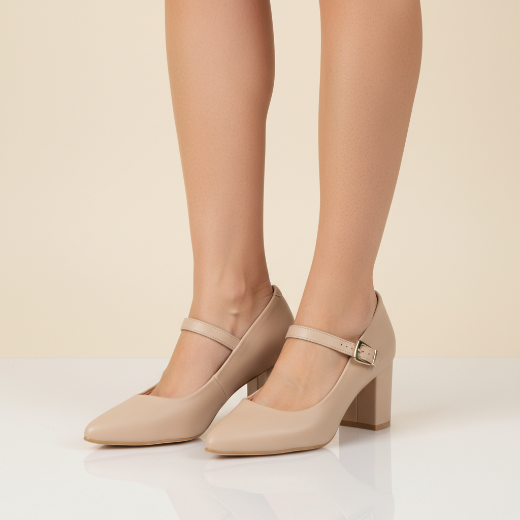 Taco Ancho Beige Vizzano 34 / Beige