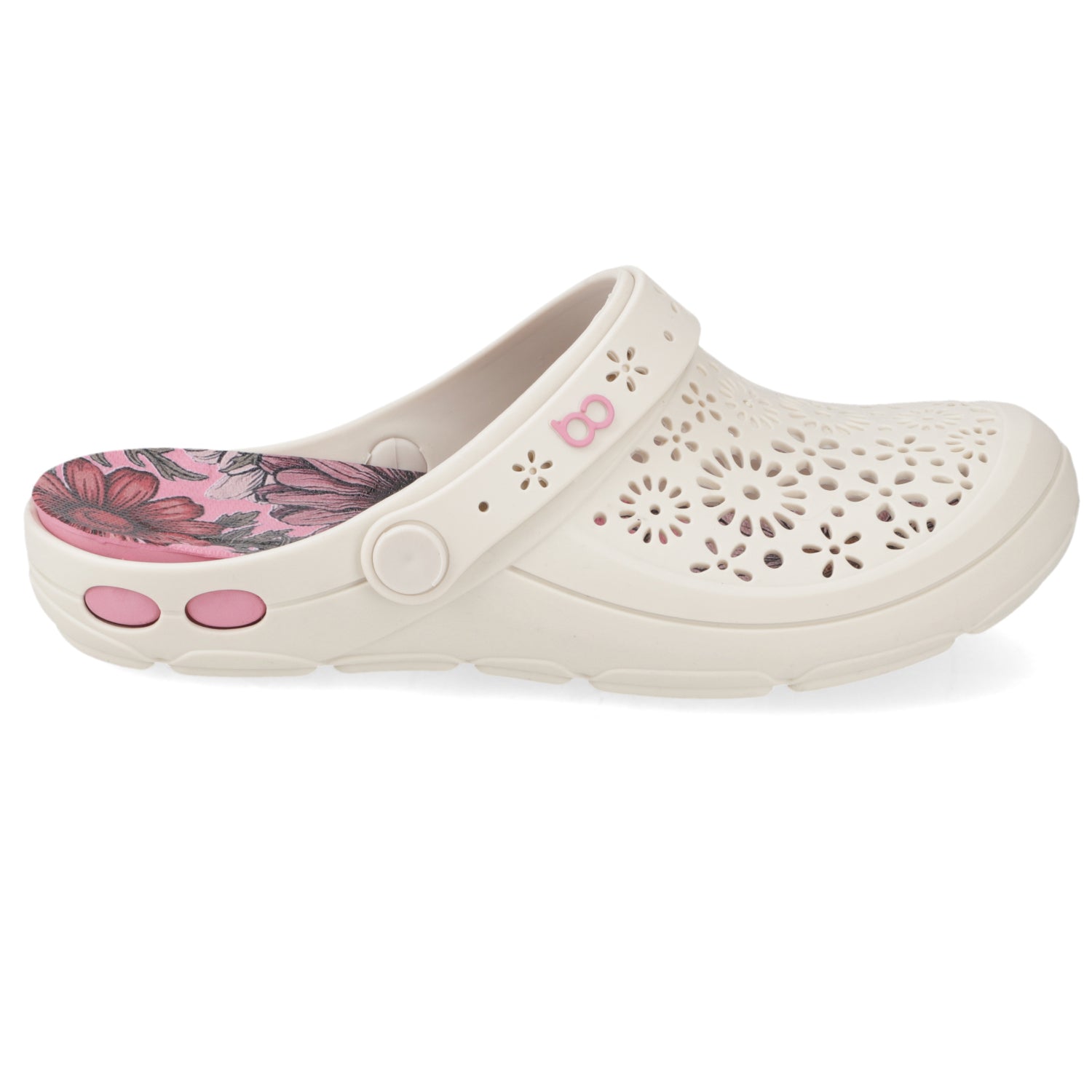Zueco Mujer Nellie Blanco OFF Boaonda 35 / Blanco