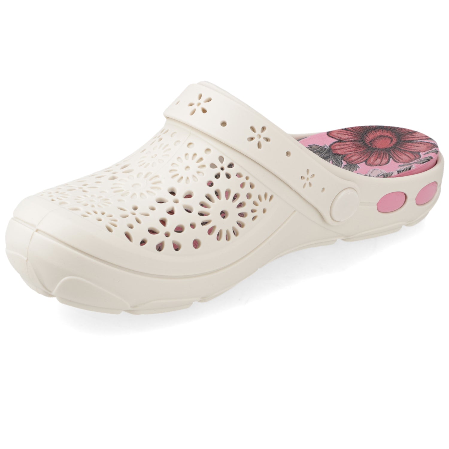 Zueco Mujer Nellie Blanco OFF Boaonda 35 / Blanco