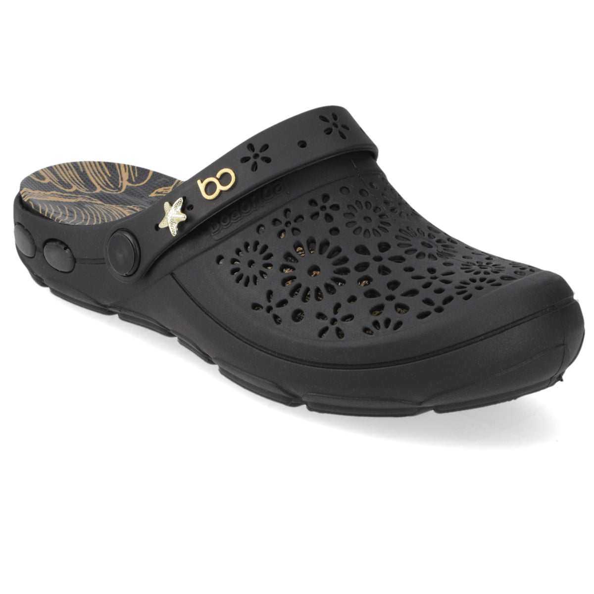 Zueco Mujer Nellie Negro OFF Boaonda 35 / Negro