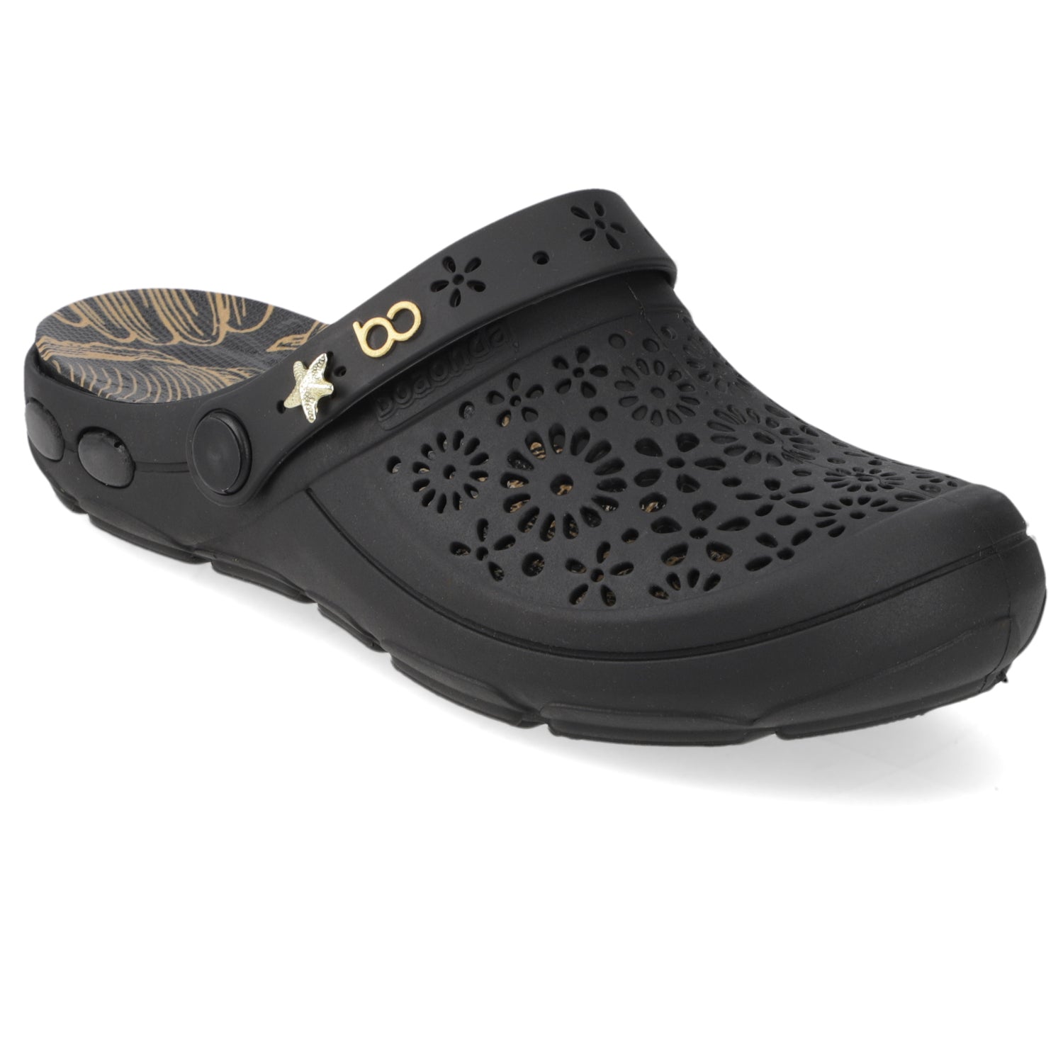 Zueco Mujer Nellie Negro OFF Boaonda 35 / Negro
