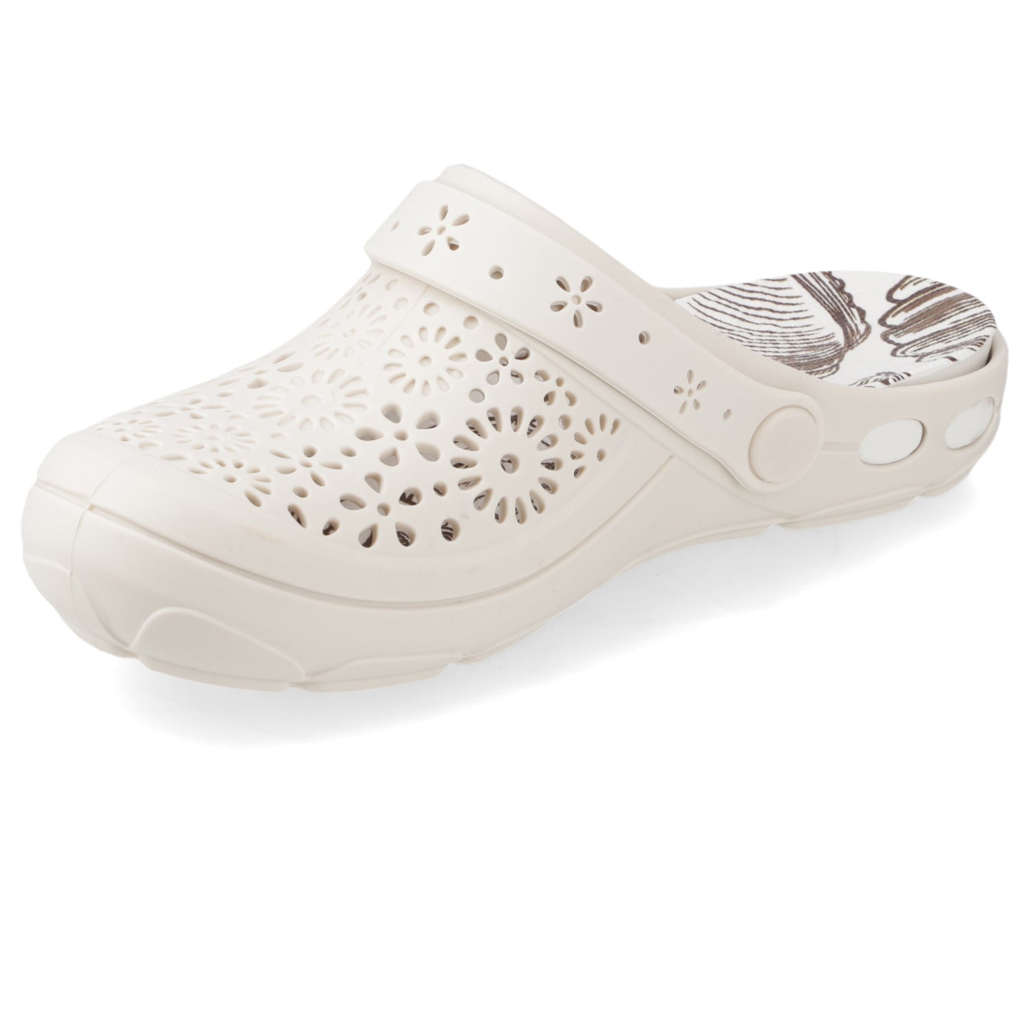 Zueco Mujer Nellie Blanco OFF Boaonda 35 / Blanco