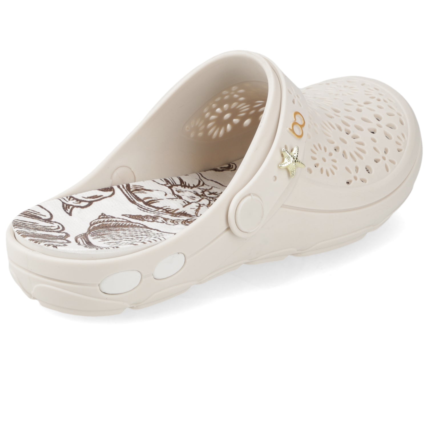 Zueco Mujer Nellie Blanco OFF Boaonda 35 / Blanco