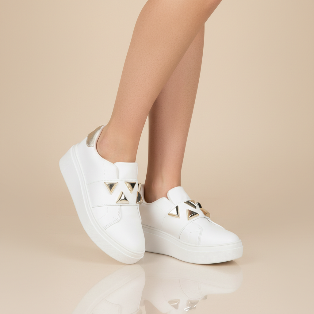Zapatilla Casual Mujer Vizzano Blanco