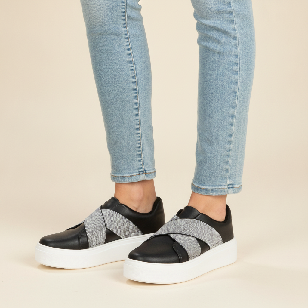 Zapatilla Shine Vizzano Negro