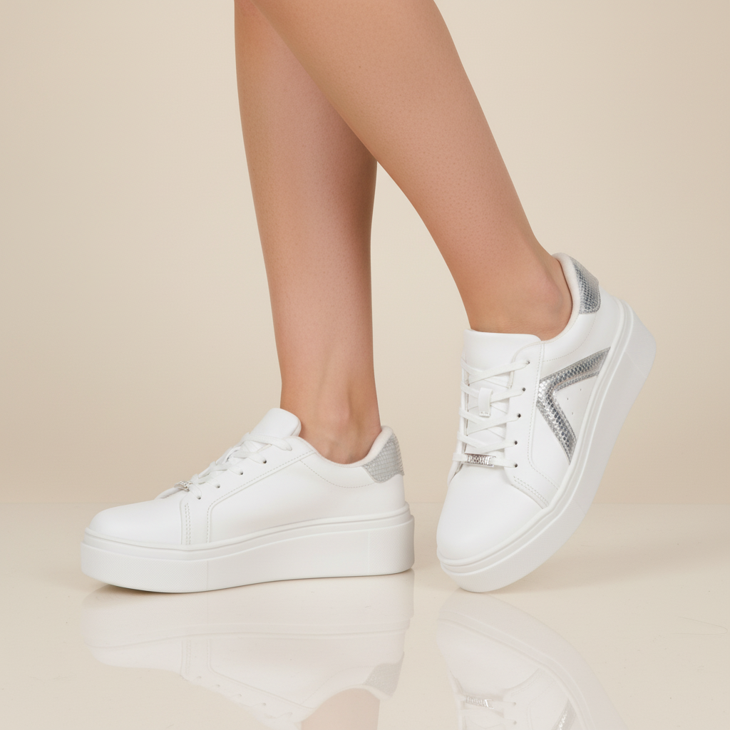 Zapatillas Casuales Blanco Vizzano