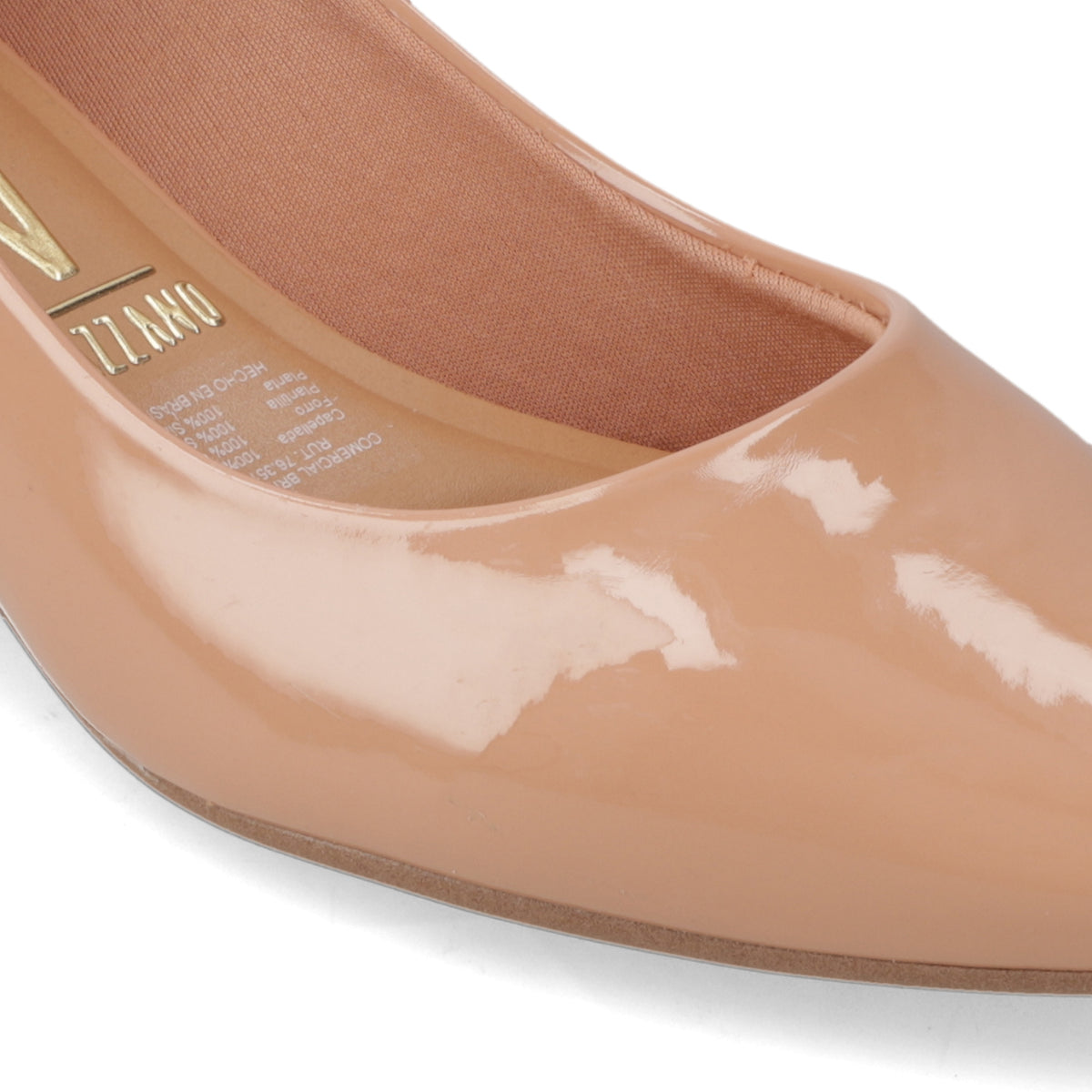 Zapato Taco Ancho Vizzano Nude