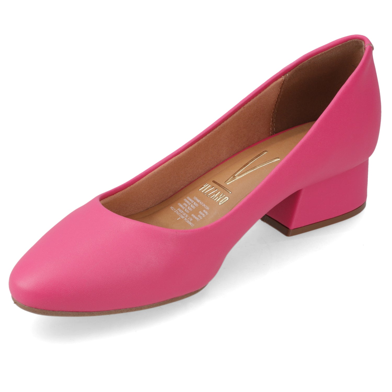 Zapato Taco Ancho Vizzano Pink