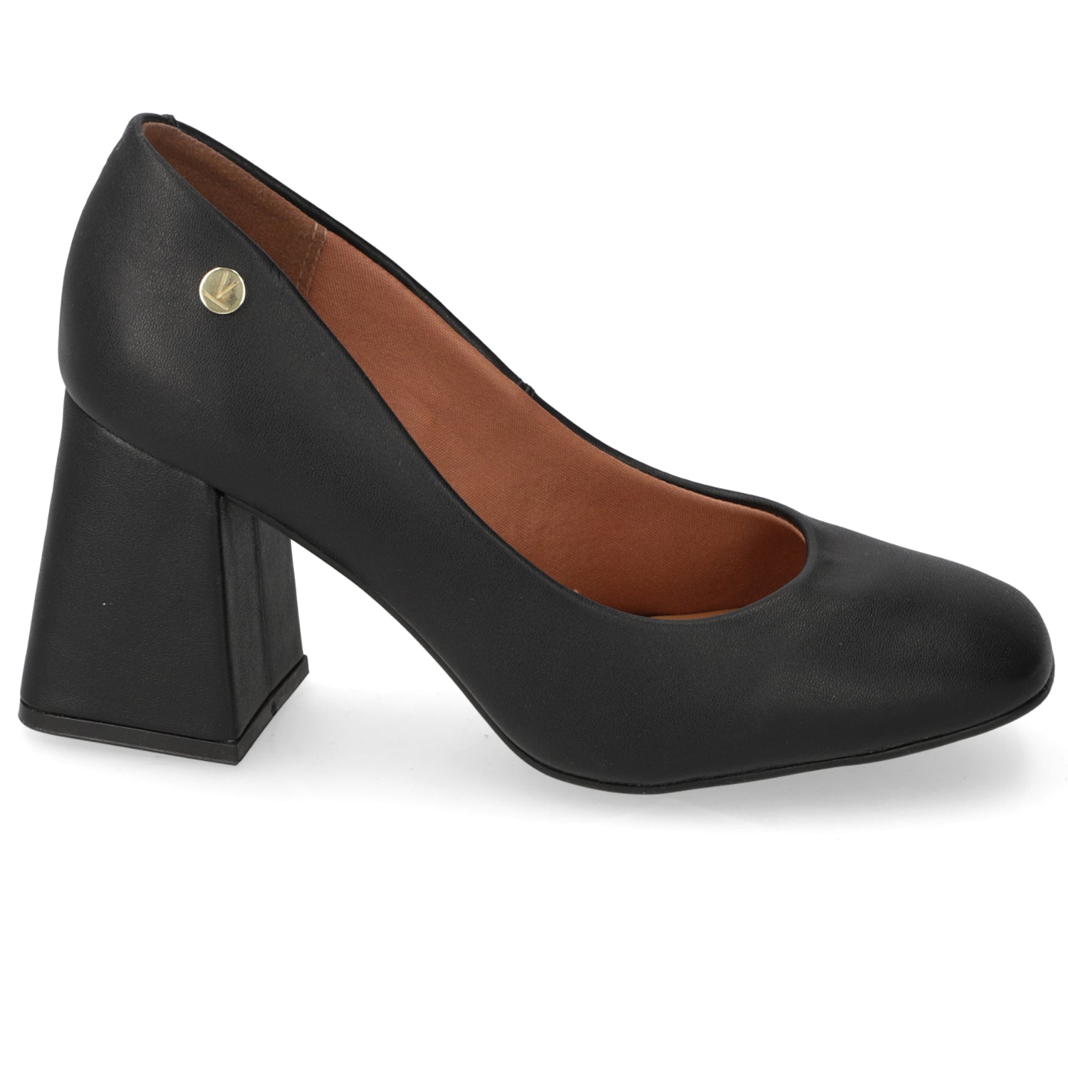 Zapato Taco Ancho Vizzano EcoCuero Negro